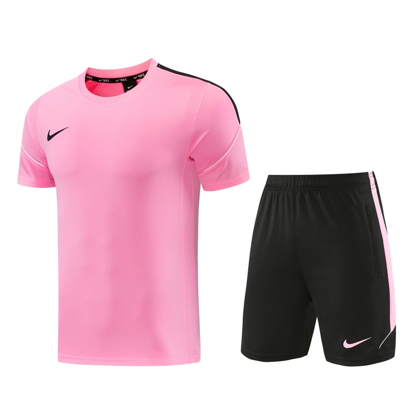 26/27 Nike 10  Pink Short Sleeve+Soccer Shorts