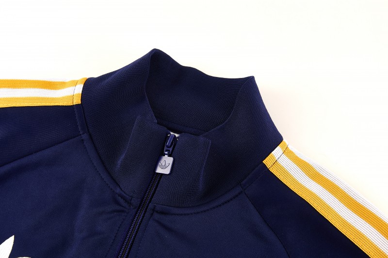 26/27 Real Madrid Navy Full Zipper Jacket Tracksuit + Long Pants