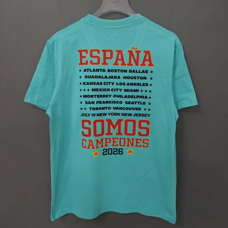 26/27 Spain Black Champions T-Shirt