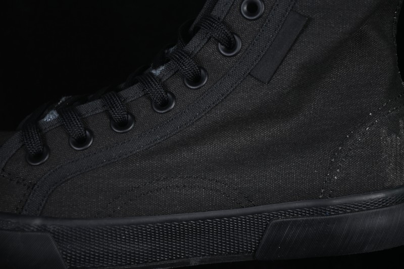Balenciaga Paris Low Top Worn-Effect High-Top Lace-Up Fashion Sneakers - W3RC11090