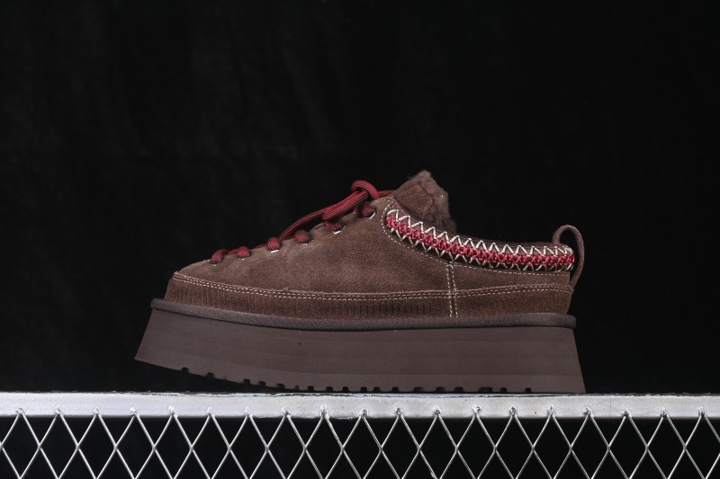 UGG Heritage Lace-Up Slipper Fashion Soft Comfortable Height Increasing Low-Top Casual Shoes - 1180361 BCDR
