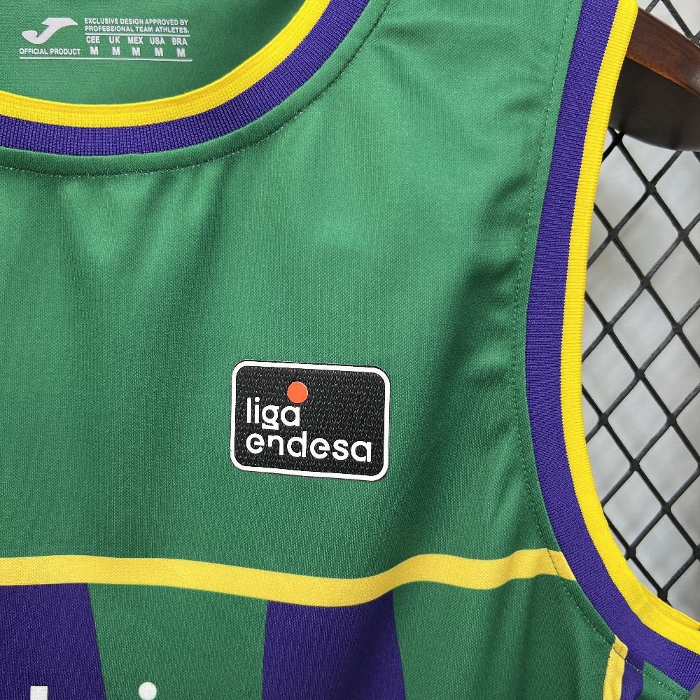 2025/26 Mens Malaga Baloncesto Home Basketball Jersey