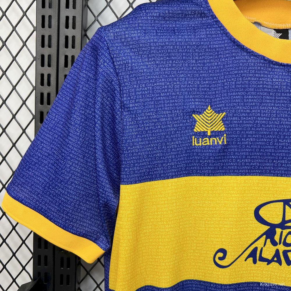 2000/01 Retro Deportivo Alaves Champions League Final Jersey