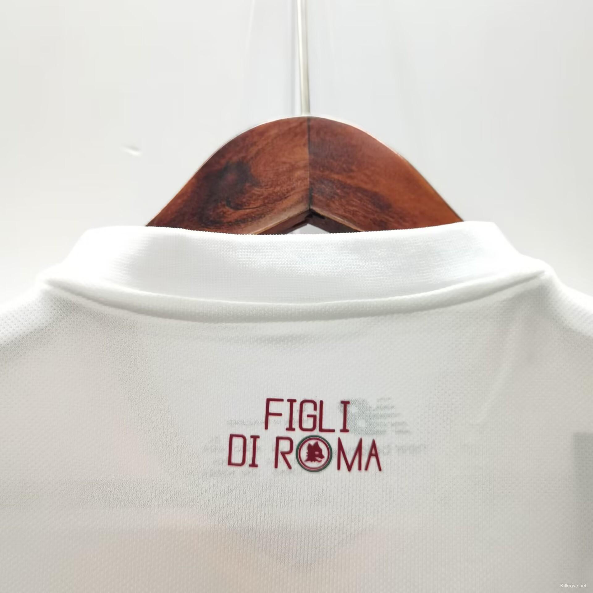 22/23 AS Roma Away White SPQR Jersey