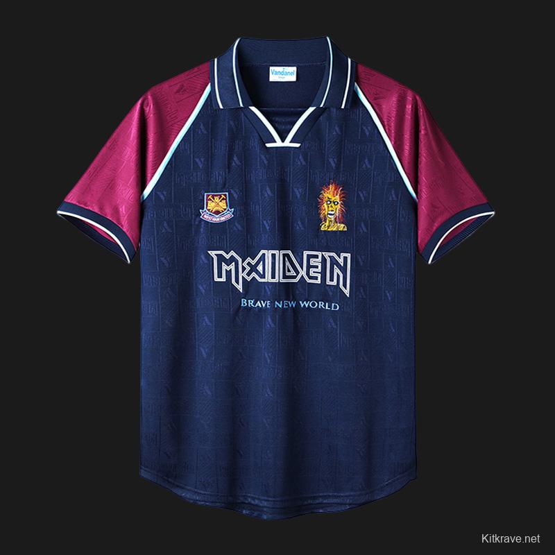 Retro 99/01 West Ham X Iron Maiden Home