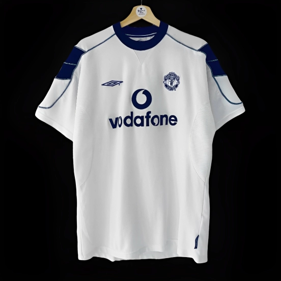 Retro 00/1 Manchester United Away White Jersey