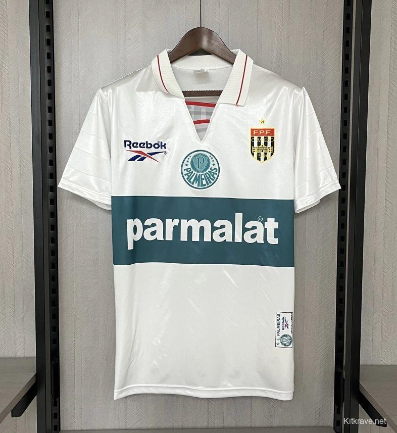 Retro 96/97 Palmeiras Third White Jersey