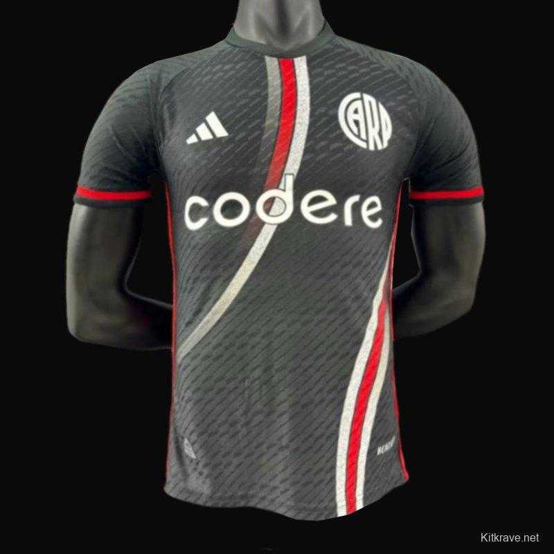 Player Version 24/25 River Plate Away Black Jersey