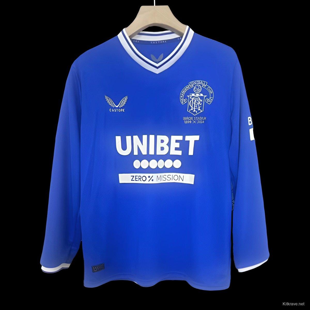 24/25 Glasgow Rangers 125Th Anniversary Long Sleeve Jersey