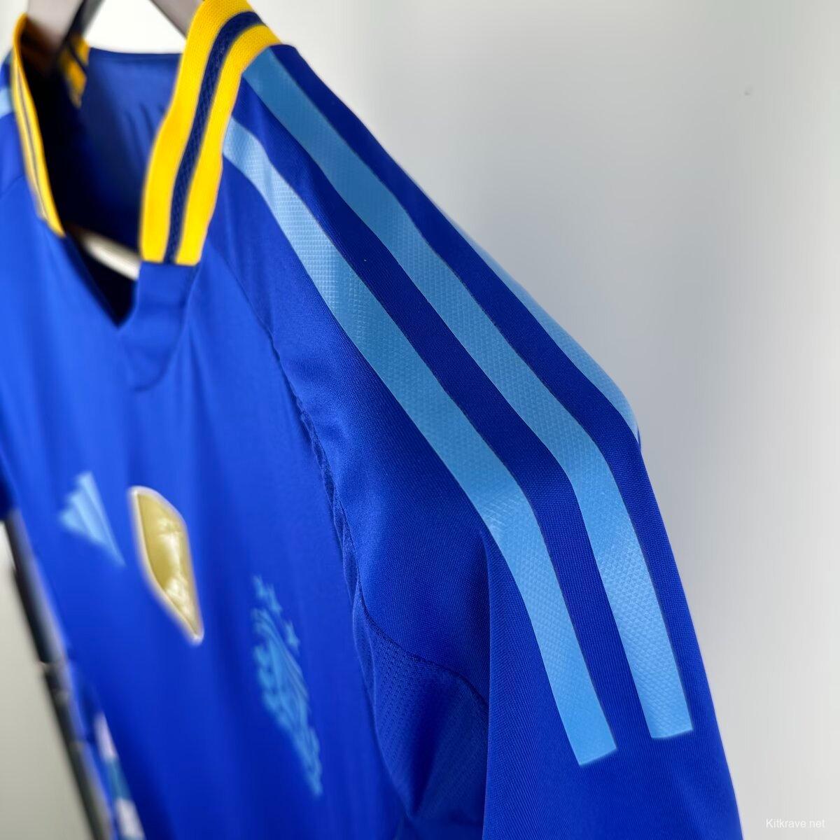 Player Version 2025 Argentina Away Blue Jersey