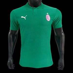 Player Version 24/25 AC Milan Green Polo Jersey