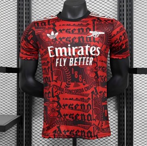 25/26 Player Version Arsenal Adidas Original Training Red/Black Jersey