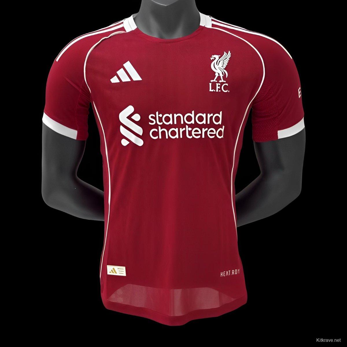 Player Version 25/26 Liverpool Home Jersey