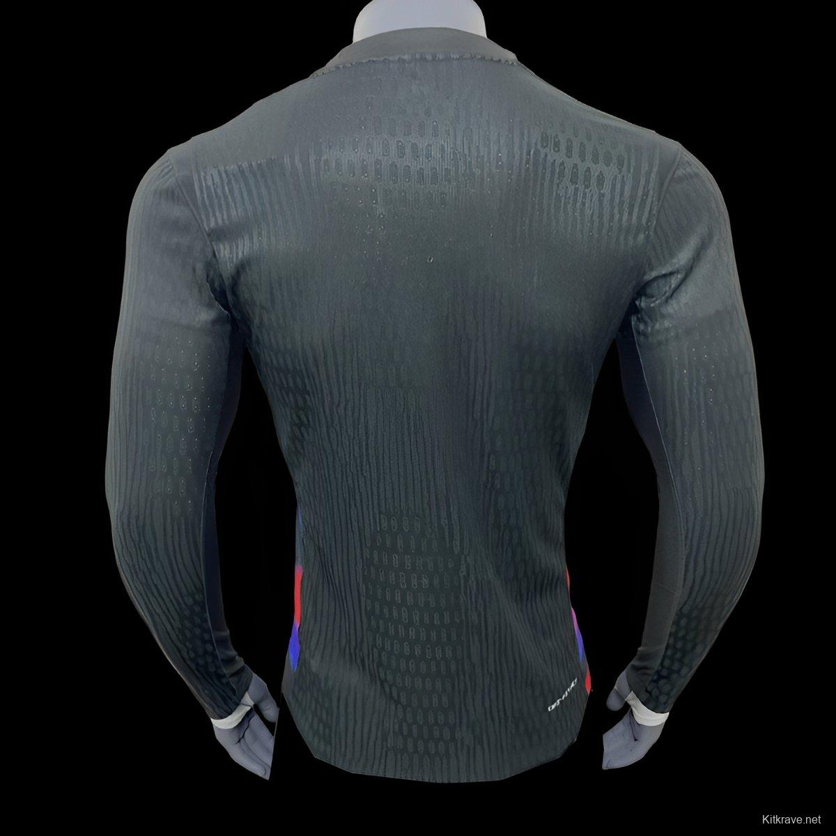 Player Version 2025 England Away Long Sleeve Jeresy