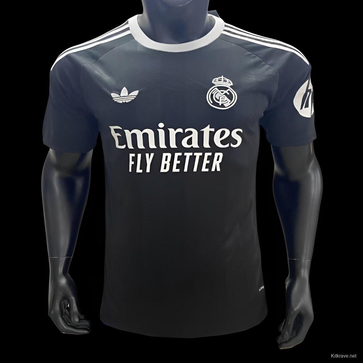 25/26 Real Madrid Black Goalkeeper Jersey