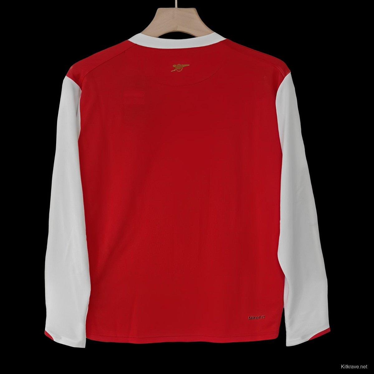 Retro 07/08 Arsenal Home Long Sleeve Jersey