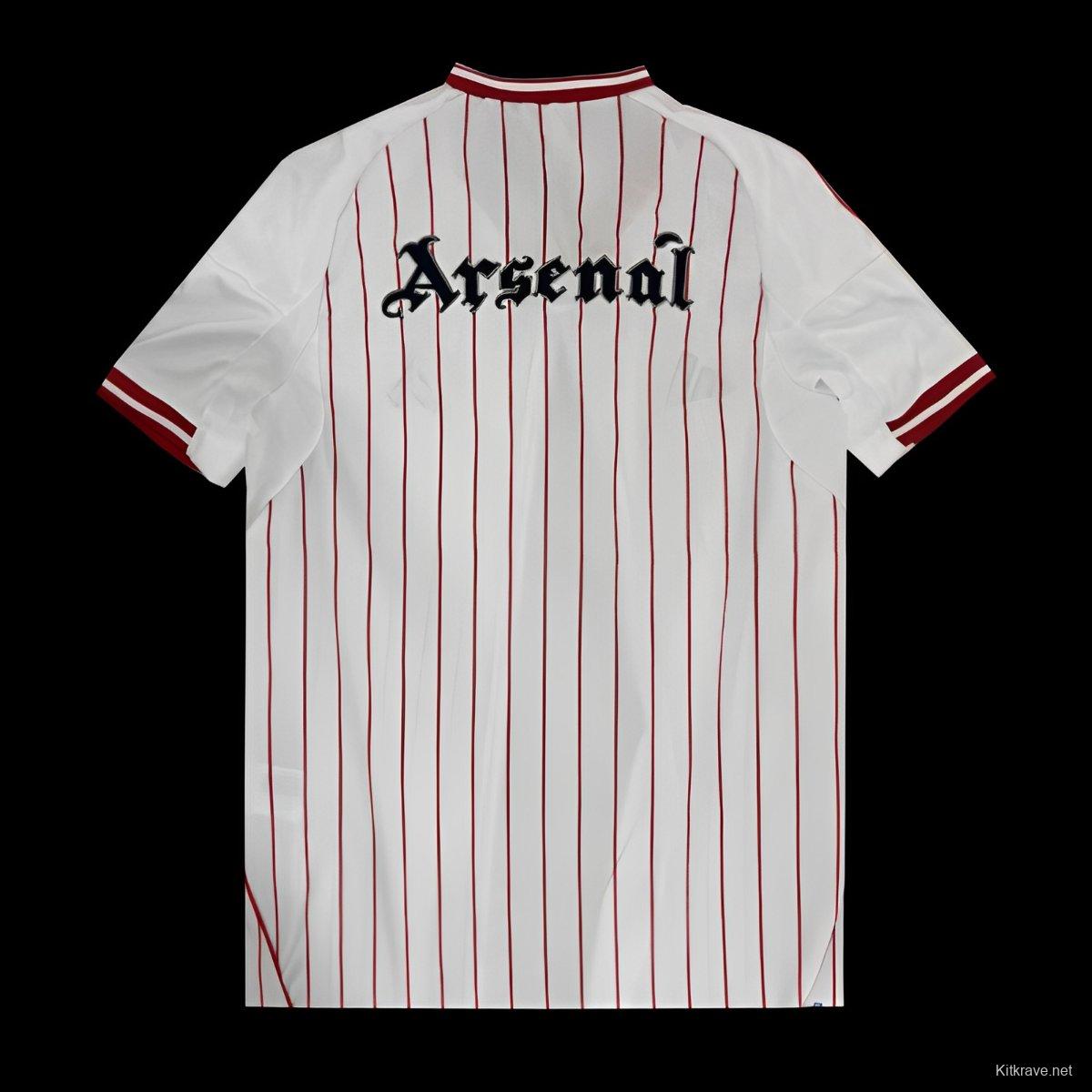 25/26 Arsenal US Football Baseball White Jersey