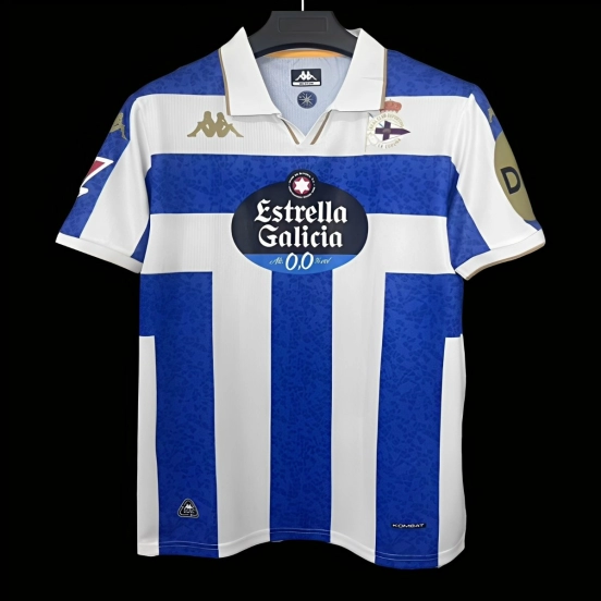 25/26 Deportivo de La Coruna Home Jersey