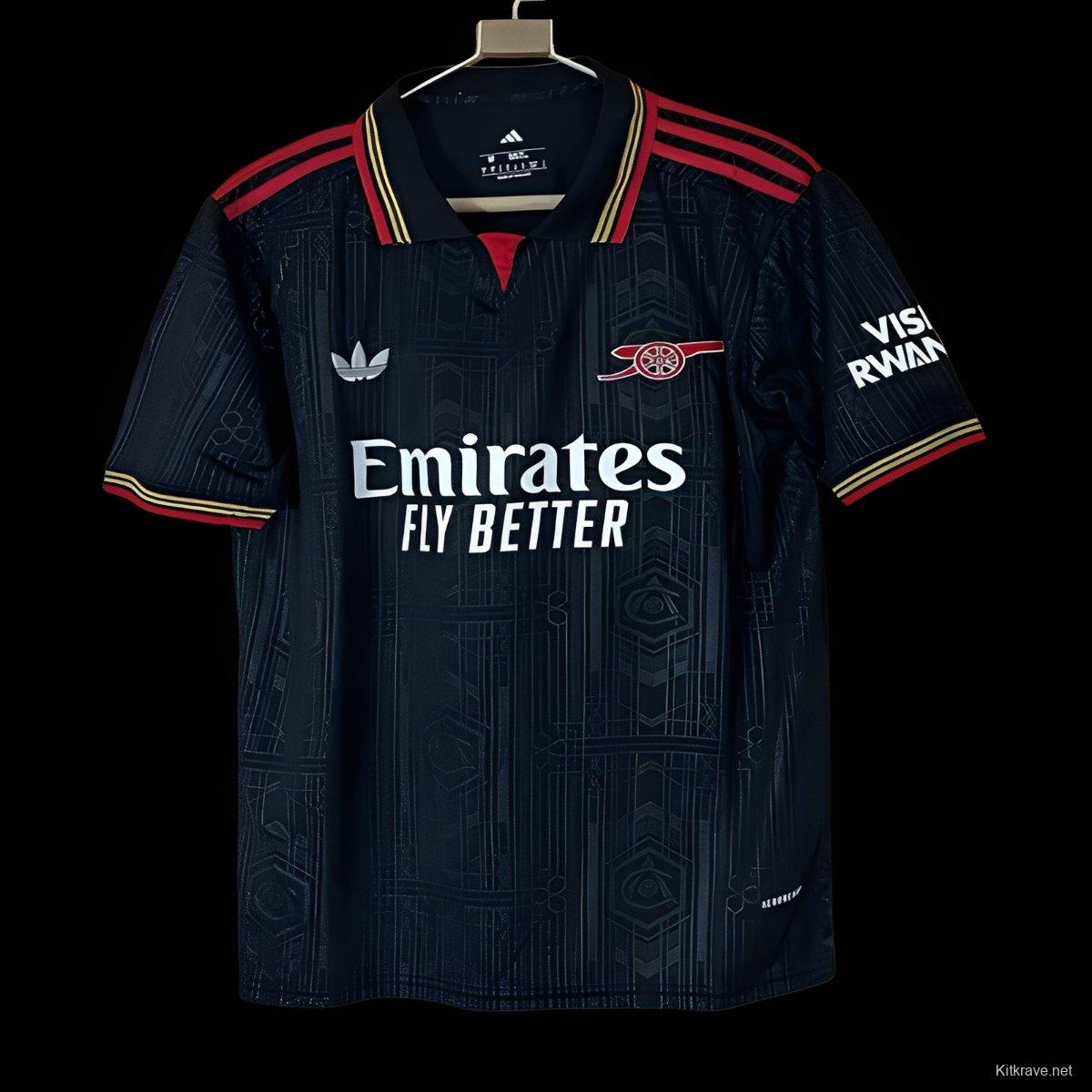 25/26 Arsenal Black POLO Jersey