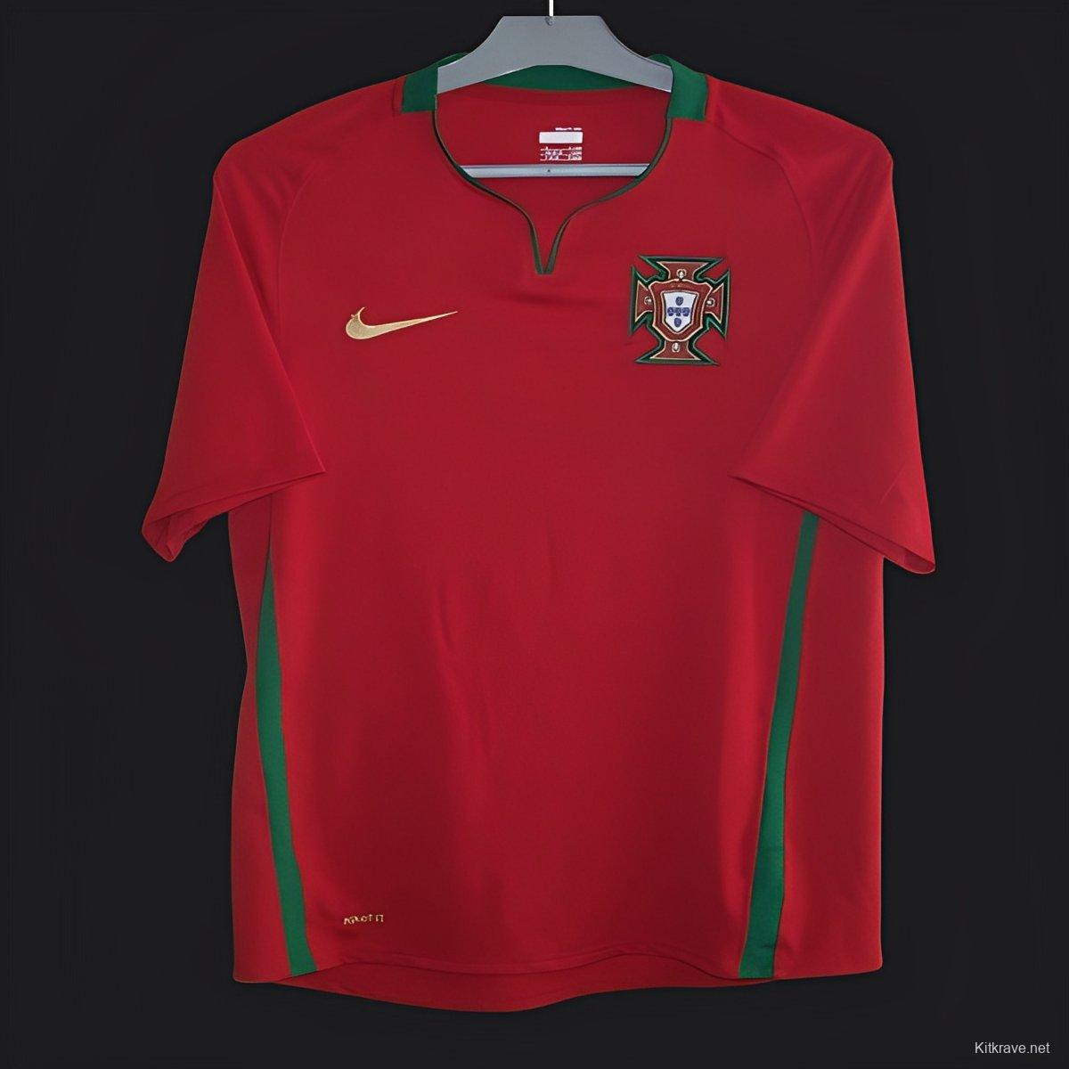 Retro 2008 Portugal Home Jersey