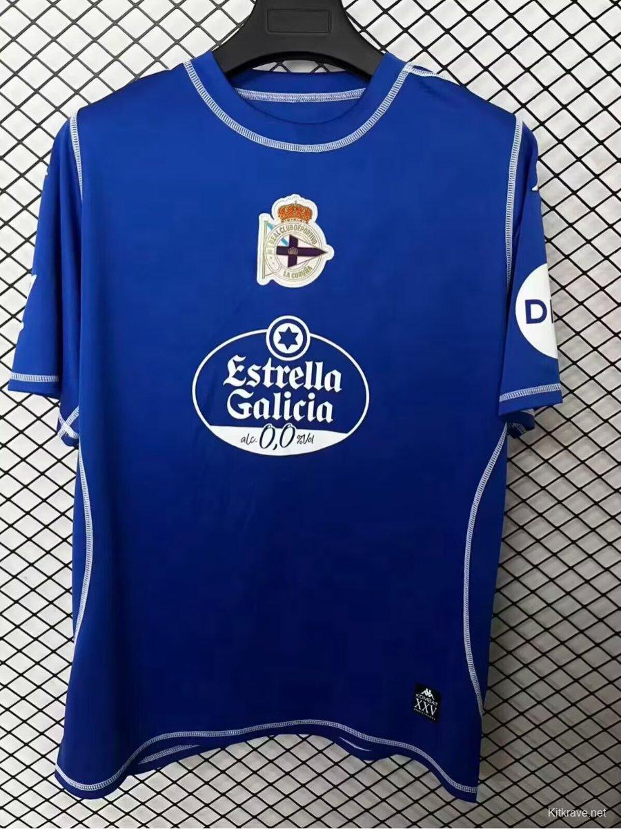 25/26 Deportivo de La Coruna 25th Blue Jersey