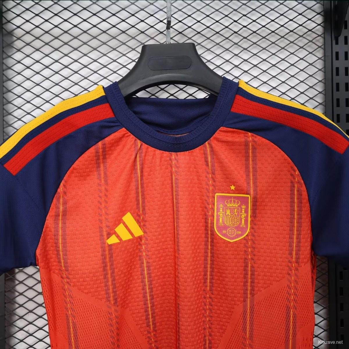 Player Version 2026 Spain Home Women Jersey