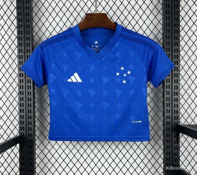 2026/27 Womens Cruzeiro Crop Top Home Jersey