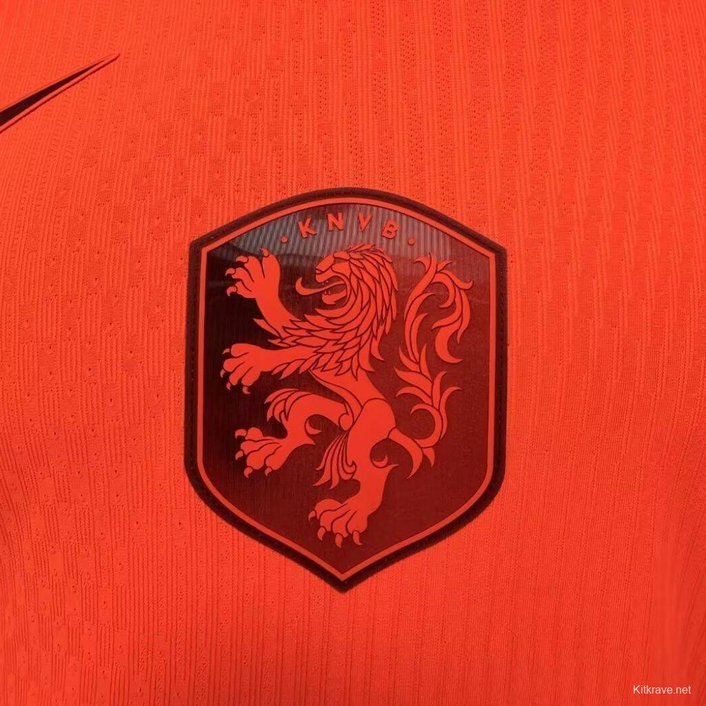 Player Version 2026 Netherlands Home Jersey