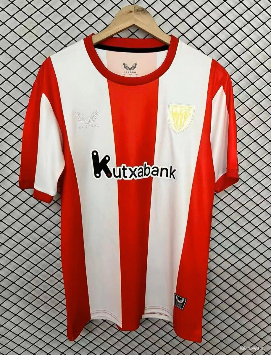 25/26 Athletic Club Bilbao Vintage Remake Home Jersey