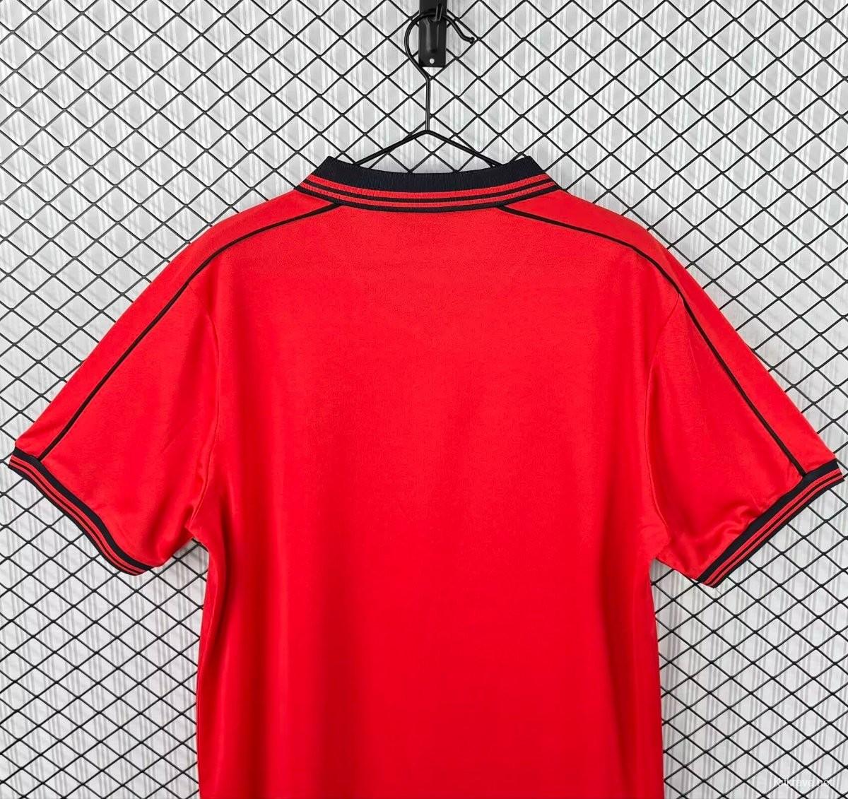 Retro 98/99 Osasuna Home Long Sleeve Jersey