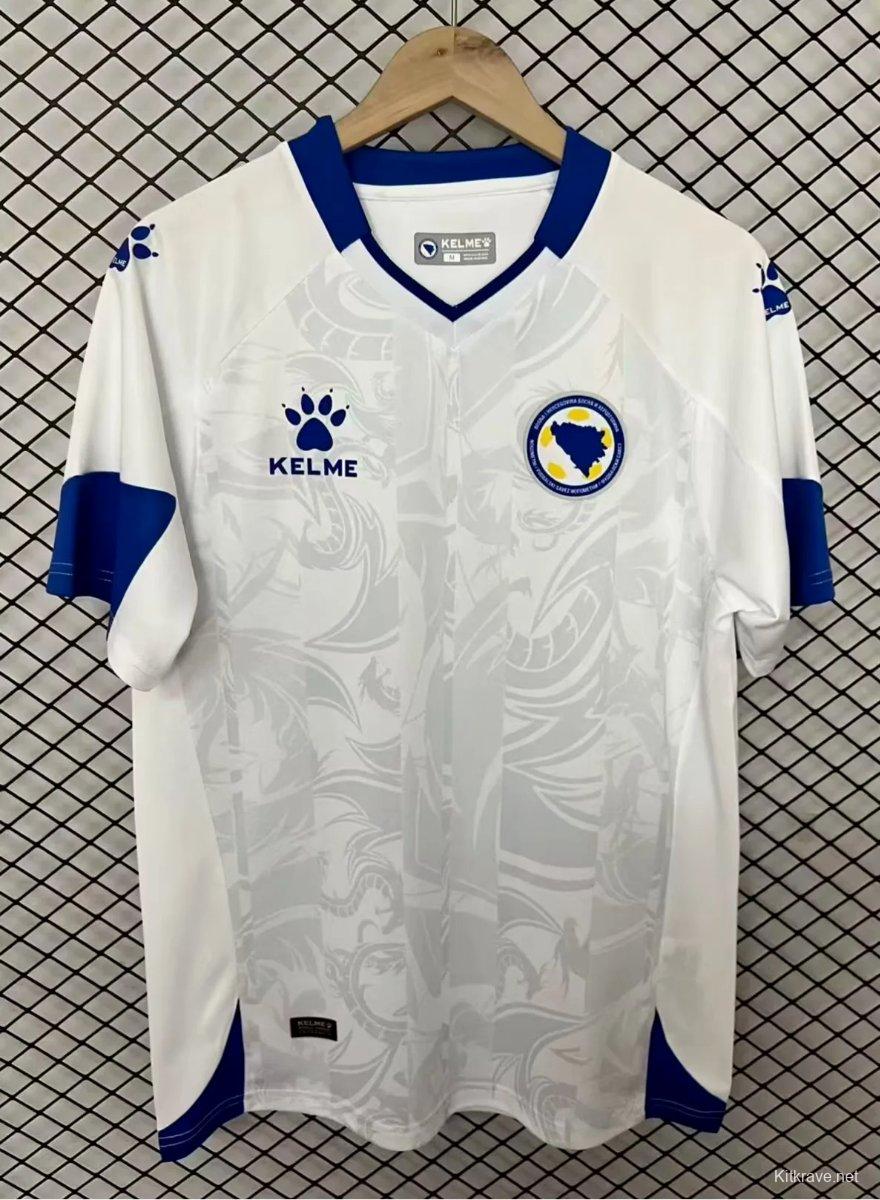 2026 Bosnia and Herzegovina National Team Away White Jersey
