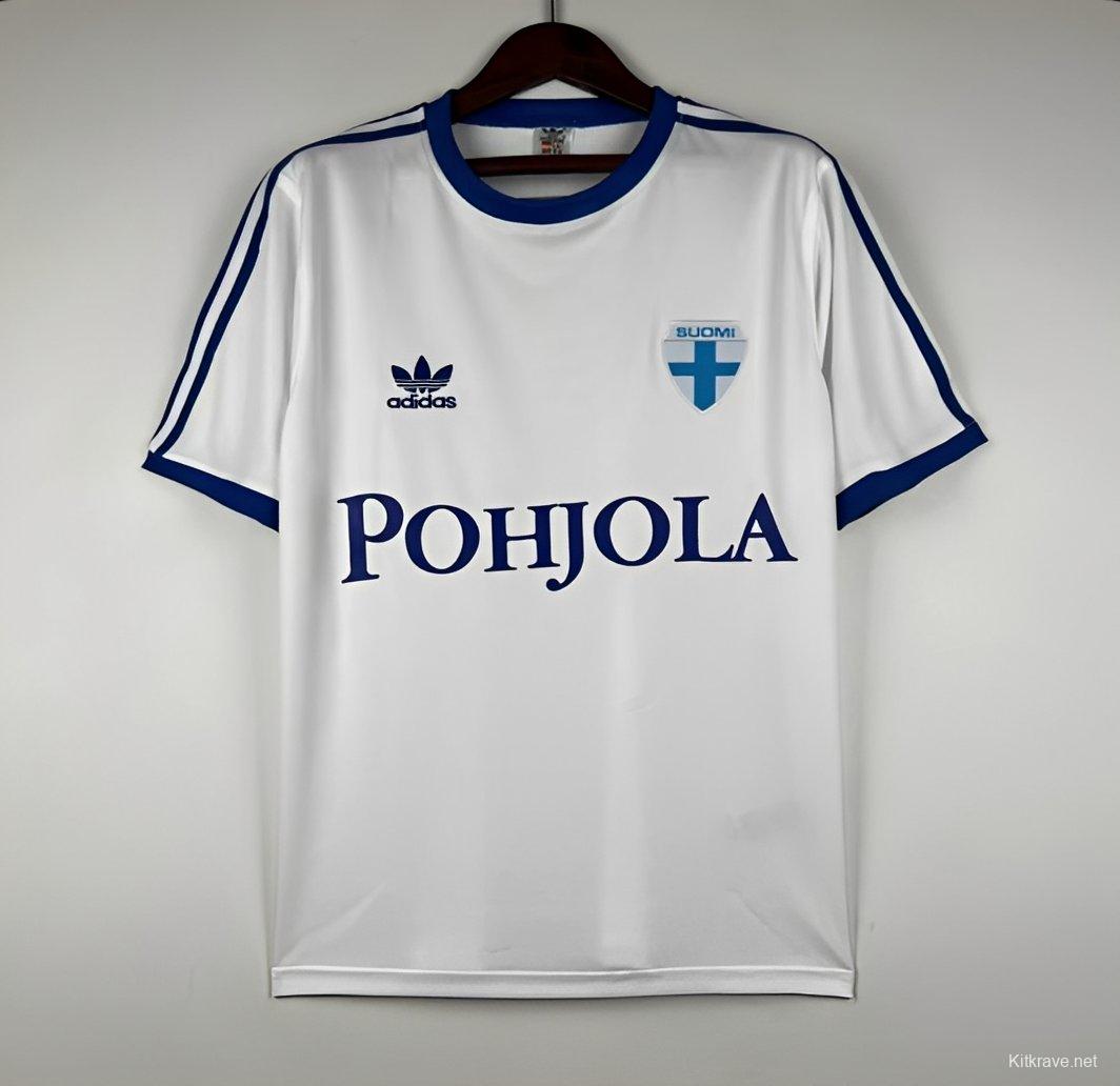 Retro 1982 Finland Home Jersey