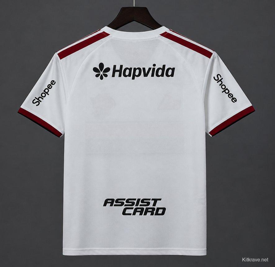 26/27 Flamengo Away Jersey With Full Sponsor