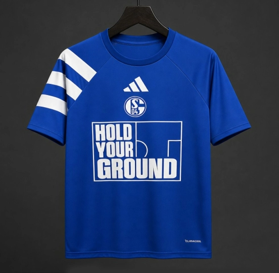 26/27 Schalke 04 Royal Blue "Hold Your Ground" Training Jersey