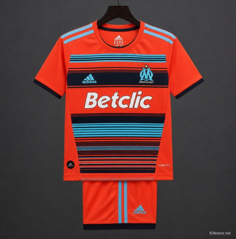 Retro Kids 11/12 Olympique Marseille Away Jersey