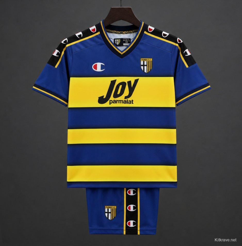 Retro Kids 01/02 Parma Home Jersey