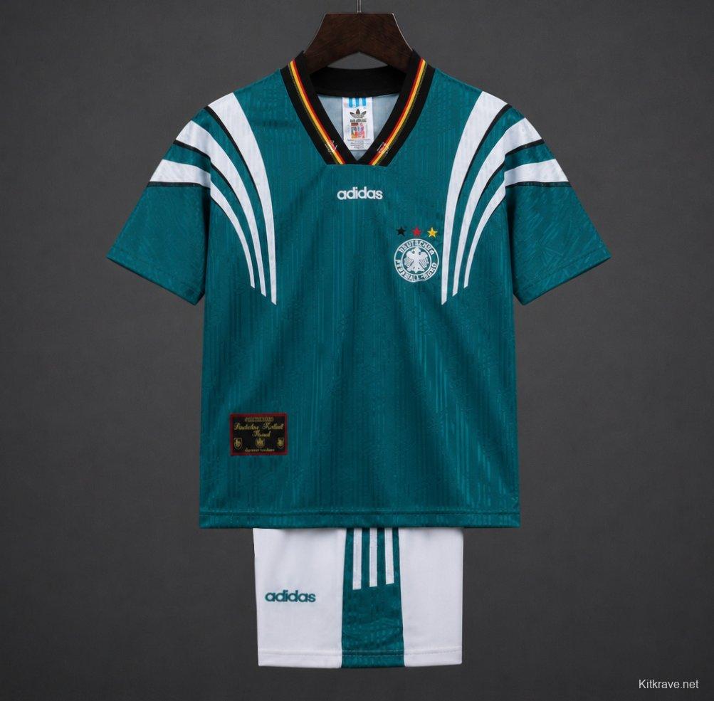 Retro Kids 1996 Germany Away Jersey