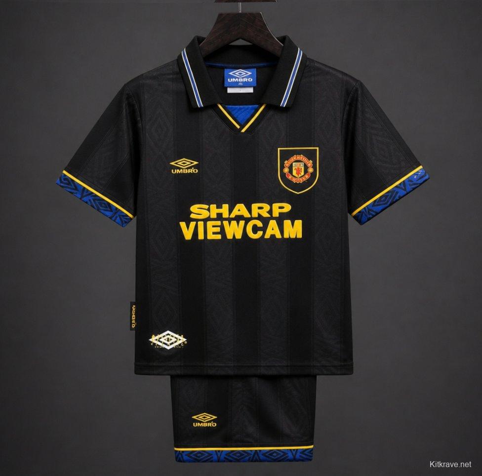 Retro Kids 93/94 Manchester United Away Jersey
