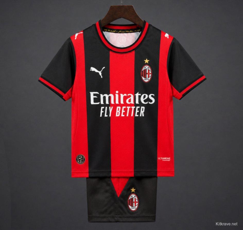 Player Version 26/27 Kids AC Milan Home Jersey