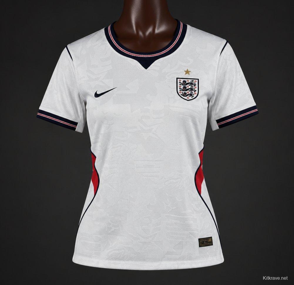 Player Version 2026 Women England Home Jersey