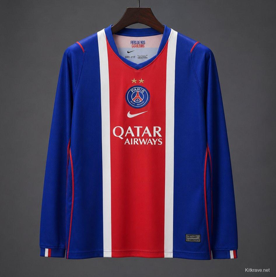 26/27 PSG Home Long Sleeve Jersey