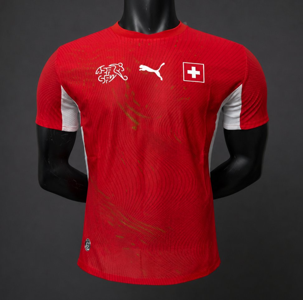 Player Version 2026 Switzerland Home Jersey
