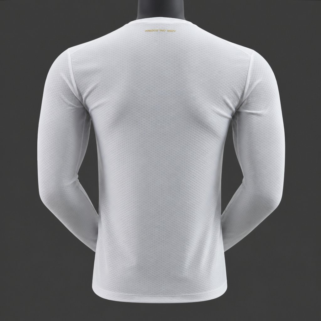 Player Version 26/27 Olympique Marseille Home White Long Sleeve Jersey