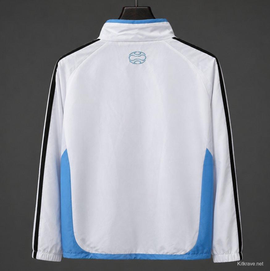 2026 Argentina Light Blue & White Windbreaker Jacket