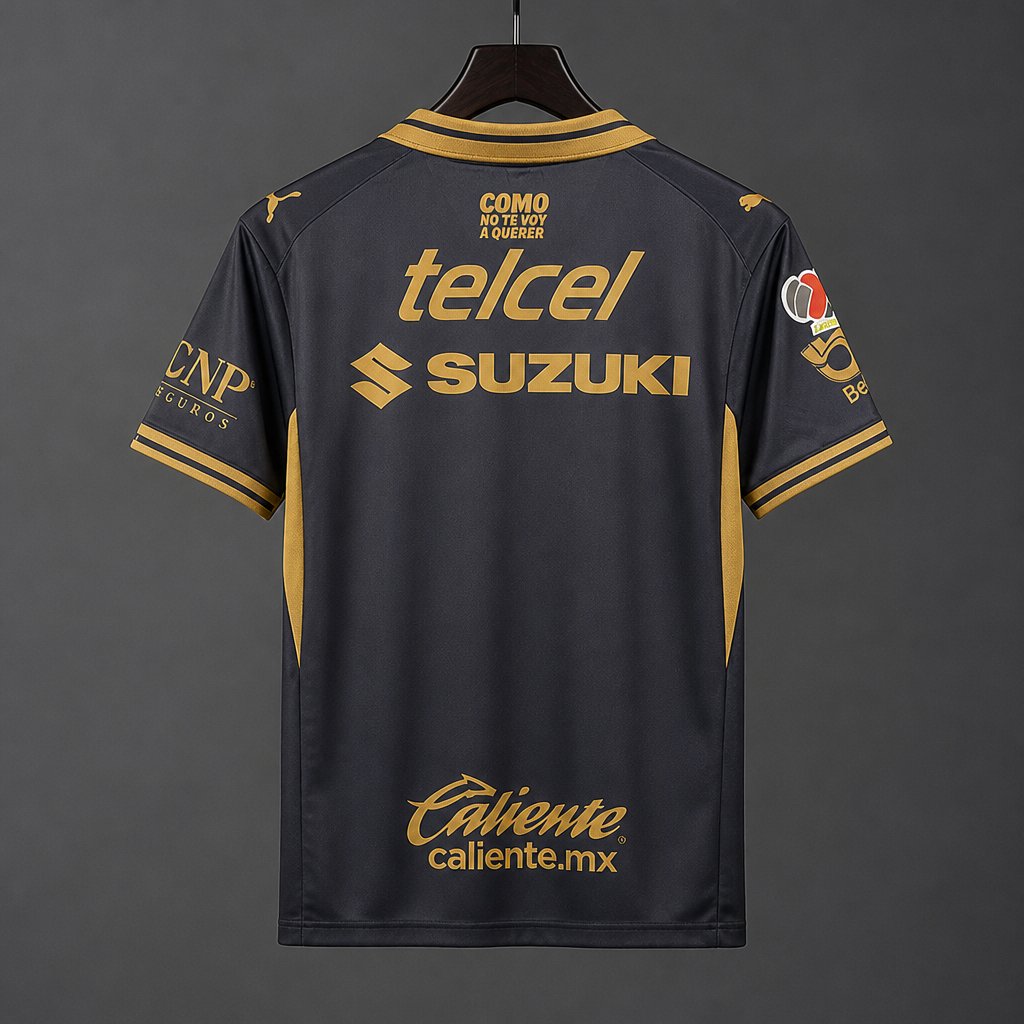 26/27 Pumas UNAM Away Black Jersey