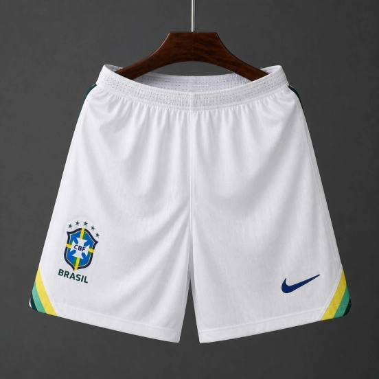 Player Version 26/27 Brazil Home White Shorts