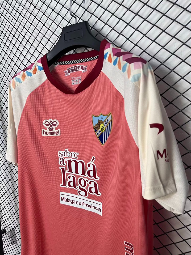 26/27 Malaga Away Pink/White Jersey