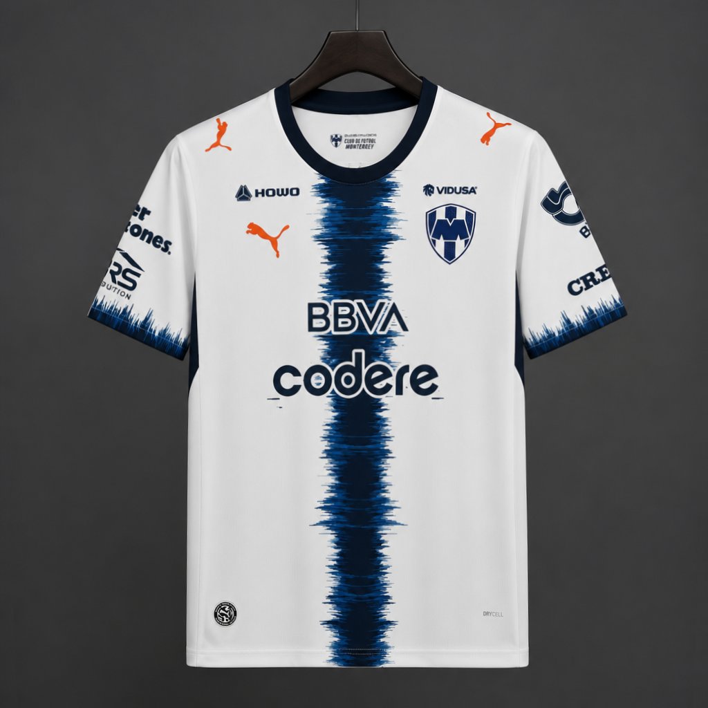 26/27 Monterrey Away White Jersey