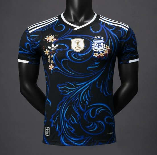Player Version 2026 Argentina Away "Floral Edition" Special Jersey