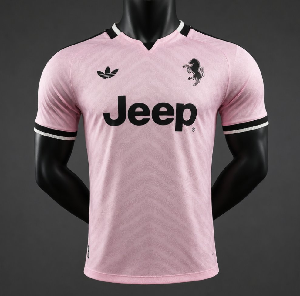 Player Version 26/27 Juventus Away Pink Jersey
